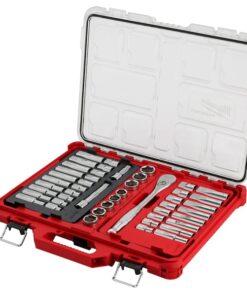 47pc 1/2" Drive Ratchet & Socket Set with PACKOUT Low-Profile Organizer
