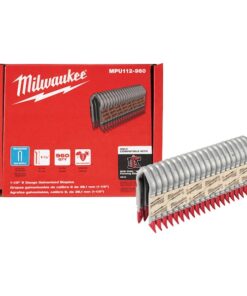 Cable Staples, 9 ga, Diamond Crown, 1-1/2 in Leg L, Aluminum, 960 PK