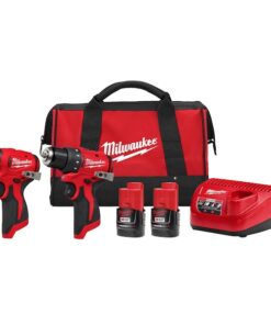 M12 SCPBL 2 Piece Combo Kit, (2) 2.0 Ah