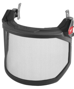 BOLT Full Face Shield - Metal Mesh (Compatible with Milwaukee Safety Helmets & Hard Hats)