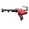 Milwaukee M12 Caulk Gun, 12V DC, For 10 oz Container Size, 29 in/min Application Speed, Bare Tool