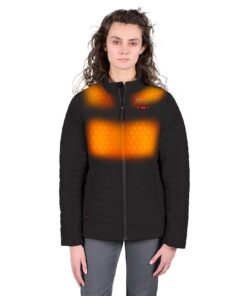 M12 Women's Heated Jacket, Black, Heats 3 to 12 hours, 2 Outside Pockets, XS