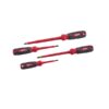4 PC 1000V Insulated Screwdriver Set w/Square Recess