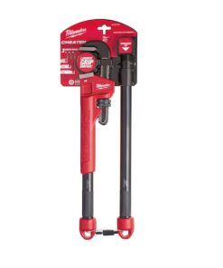 CHEATER Adaptable Steel Pipe Wrench, 24 in L, 2-1/2 in Cap.
