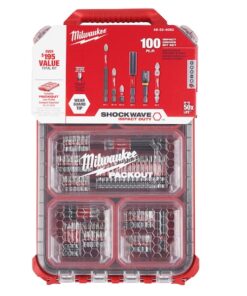 100 pc. SHOCKWAVE Impact Duty Driver Bit PACKOUT Set