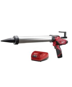 M12 20oz. Aluminum Barrel Sausage Style Caulk and Adhesive Gun Kit