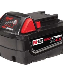 M18 REDLITHIUM XC4.0 Battery, 4.0Ah, Extended Capacity, 18V, Li-Ion Battery