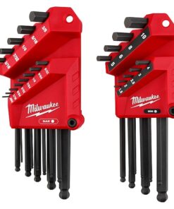22-Key Ball End L-Key Set - SAE/Metric