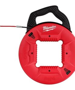 100' Polyester Fish Tape w/ Flexible Metal Leader