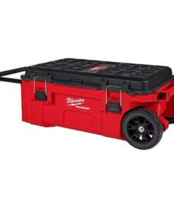 PACKOUT Rolling Tool Chest, Black/Red, Plastic, 38 in W x 12 in D x 16 in H