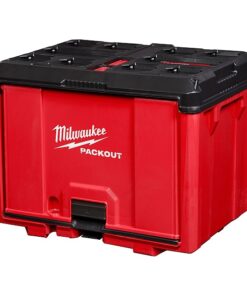 PACKOUT Tool Cabinet, Black/Red, Polymer, 19-1/2 in W x 14-1/2 in D x 15 in H