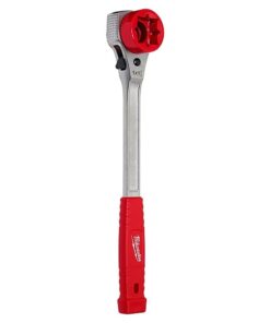 Lineman's High Leverage Ratcheting Wrench with Milled Strike Face