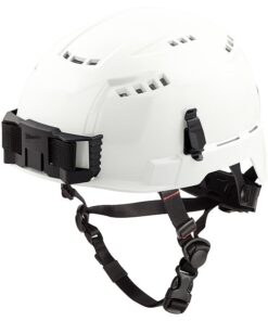BOLT White Vented Safety Helmet with IMPACT ARMOR Liner - Type 2, Class C