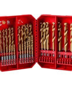 29 pc. SHOCKWAVE Impact Duty RED HELIX Titanium Drill Bit Set