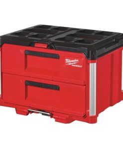 PACKOUT 2-Drawer Tool Box, 50 lb Capacity / 25 lb Capacity per Drawer, 22" W x 16" D x 14" H
