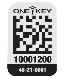 ONE-KEY Asset ID Tag for Small Plastic Surfaces, PK200