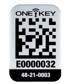 ONE-KEY Asset ID Tag for Small Metal Surfaces, PK100