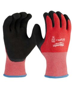 Cut-Resistant Insulated Gloves, Cut Level A3 , Double Dipped , Latex , Sandy , S (7) 12 PK