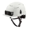 BOLT White Front Brim Vented Safety Helmet - Type 2, Class C