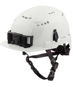 BOLT White Front Brim Vented Safety Helmet - Type 2, Class C