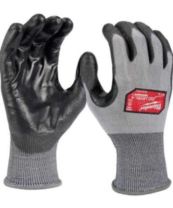 Cut-Resistant Coated Gloves, Cut Level A4 , Dipped , Polyurethane , Smooth , L 12 PK