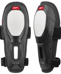 Dynamic Flooring Knee Pad, Foam Pad, Fabric Cap, 2 Straps, Black