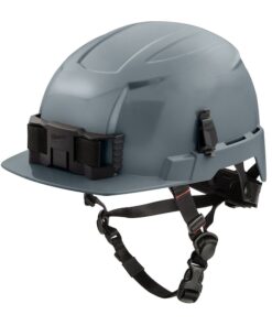 BOLT Gray Front Brim Helmet with BOLT - Class E