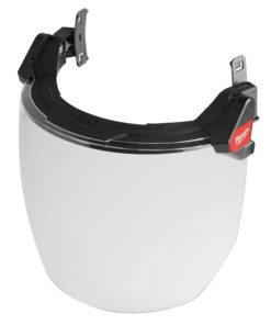 BOLT Full Face Shield - Clear Dual Coat Lens (Compatible with Milwaukee Safety Helmets & Hard Hats)