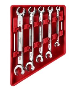 5pc Double End Flare Nut Wrench Set - SAE
